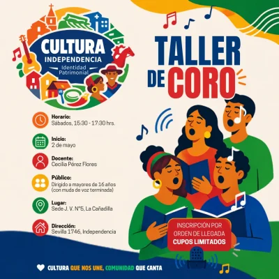 convocatoria taller de coro (1080 x 1080 px)