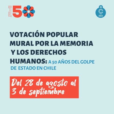 Cuadrado destacado mural votación popular